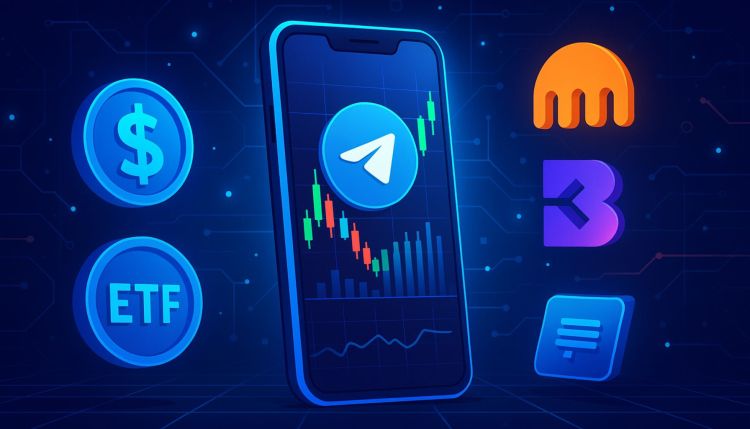 Tokenized US Stocks & ETFs Coming To Telegram Wallet Via Kraken & BackedFi